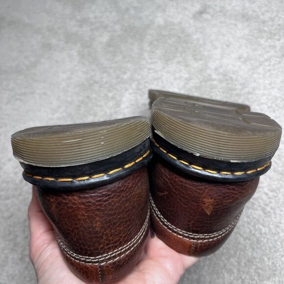 Dr. Doc Martens Ripley Leather Oxford Shoes Mens 11 Brown Split Toe Lace Up main image 7